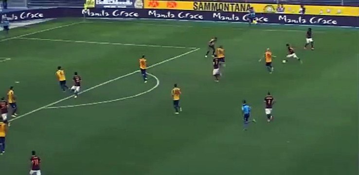 Alessandro Florenzi Fantastic Goal ► Hellas Verona vs AS Roma 1-1 Serie A 2015