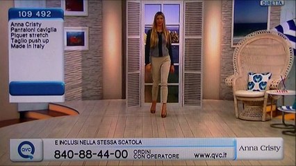 Cristina Dragano & modella - Qvc 2.7.2014