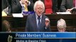 Deputy Michael D Higgins speaking on the banking crisis during Private Members'