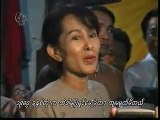 Daw Aung San Suu Kyi's press release at NLD HQ in 2002