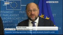Ukraine-Krise: Martin Schulz und Petro Poroschenko am 17.04.2014
