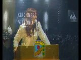 Cristina Fernandez en el estadio Obras Sanitarias 1a