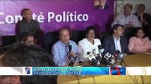 Reinaldo Pared ofrece rueda de prensa luego de concluir reunión del CP-PLD