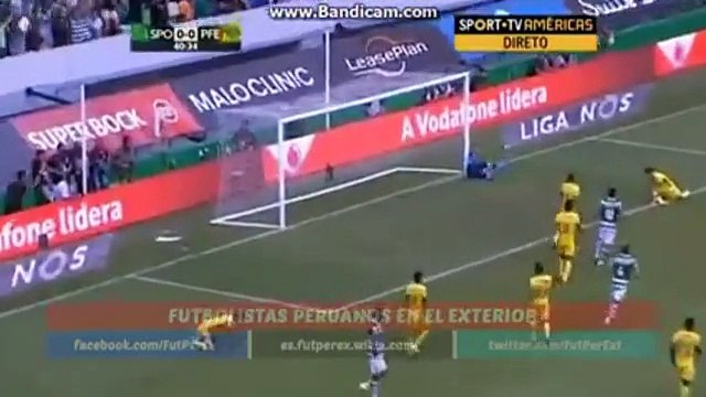 André Carrillo anota para el Sporting de Lisboa (VIDEO)