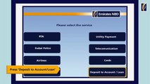 Depositing cash in a Bank Account through Emirates NBD ATMs