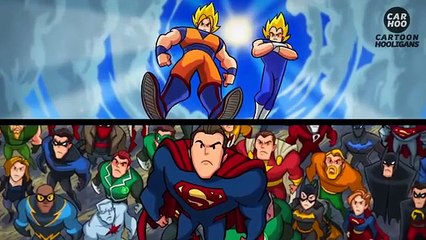 - Dragon ball z vs DC Superheros (Parody)