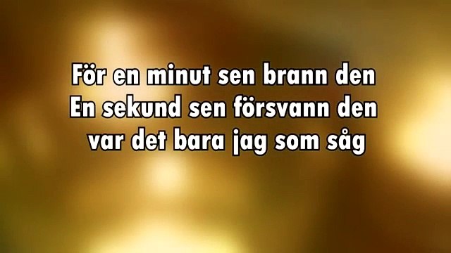 Jonas Björnhager - Tänd ett ljus (karaoke - lyrics)