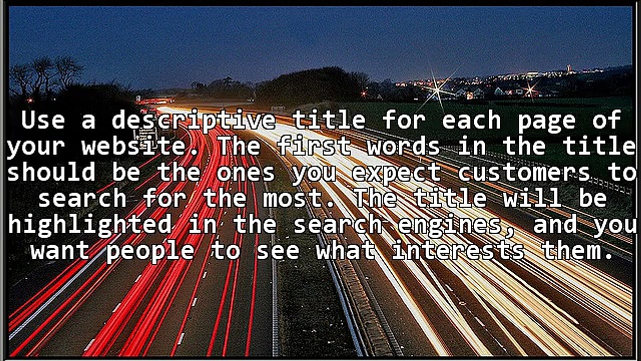 Getting to the Top of the Search Engines