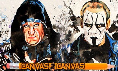 The Deadman and The Icon clash on the canvas- WWE Canvas 2 Canvas