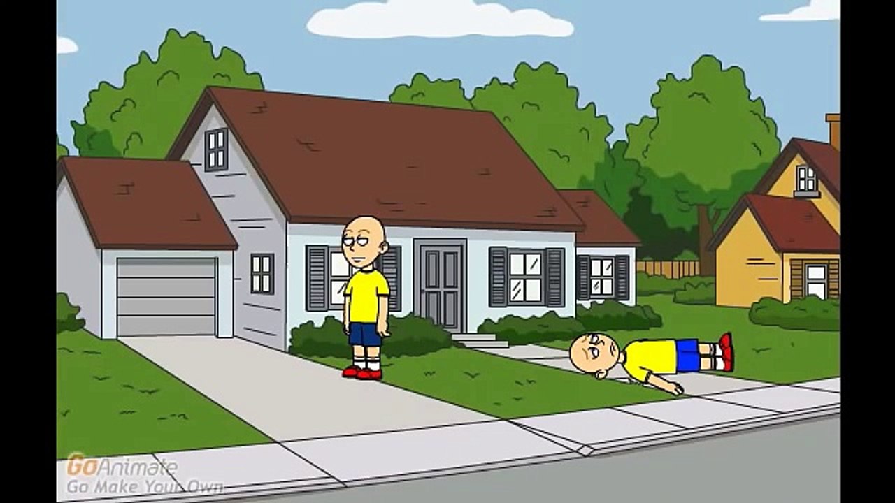 caillou meet's caillou/ arrested