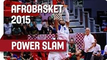 Almeida with a Big Two-Handed Dunk v Algeria - AfroBasket 2015