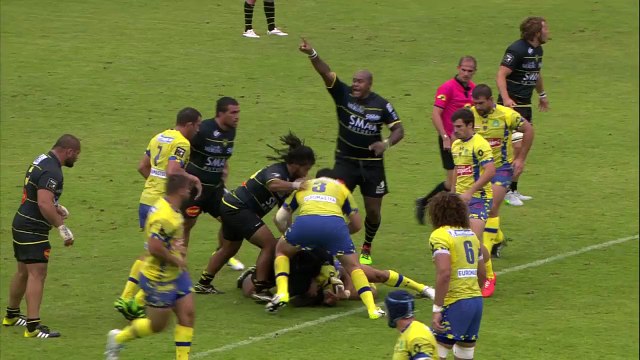 TOP14 - La Rochelle - Clermont : 6-44 - ESSAI Arthur ITURRIA (CLE) - Saison 2015/2016