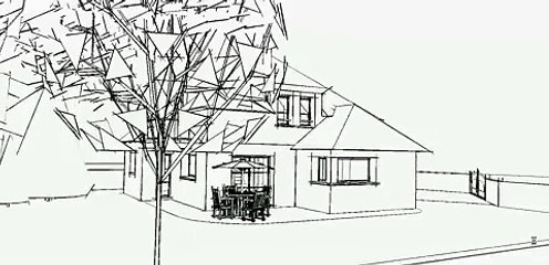 Plan 3D maison en Bretagne