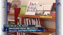 CON MODERNA BIBLIOTECA CUENTA LICEO BICENTENARIO JUAN PABLO II - Iquique TV