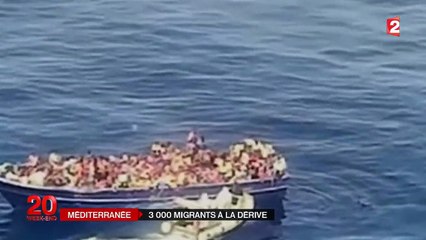 3 000 migrants à la dérive en mer Méditerranée ont été secourus