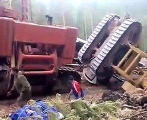 Tabernacle, mon bulldozer c'est casé la gueule