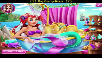 《〒》239 ♣ Ariel Ocean Swimming game -  Ariel is getting ready for a relaxing day in the ocean