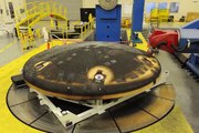 NASA Team at Marshall Removes Charred Orion Heat Shield Surface