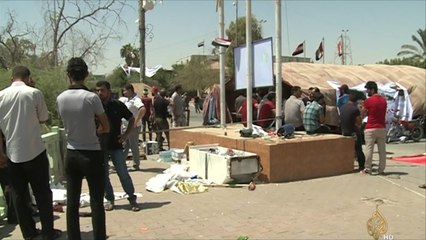 مسلحون يهاجمون خيمة للاعتصام بالبصرة