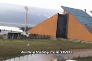 Ushuaia Airport action with LADE Fokker F27 Aerolineas Argentinas Boeing 747-400 DVD Preview