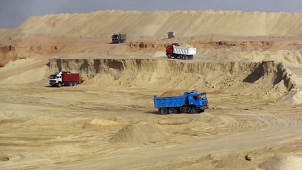 قناة السويس الجديدة مشاهد من الحفر فى اكتوبر2014