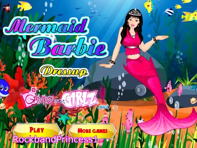 barbie mermaid dress up games