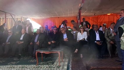 وزراء التنمية المحلية والشباب ومحافظ الاسماعيلية فى مواقع الحفر بقناة السويس الجديدةأكتوبر2014