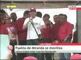 Hasta de homosexual calificaron a Capriles Radonski en la marcha del PSUV