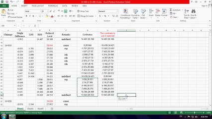 How to draw road existing cross section using Excel and AutoCAD AutoCAD Tutorials