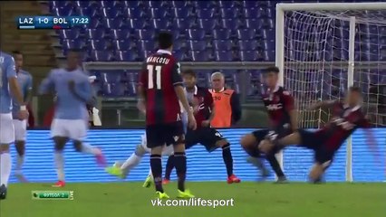 Lazio Vs Bologna 2-1 Highlights Serie A 22-08-2015