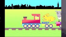 Learn Farm Animal Train - learning animals video for kids