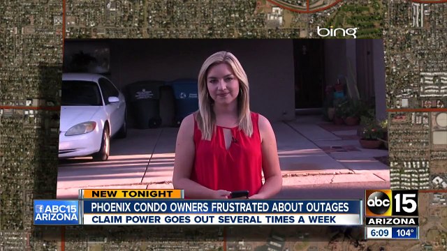 Phoenix condo owners frustrated about frequent outages