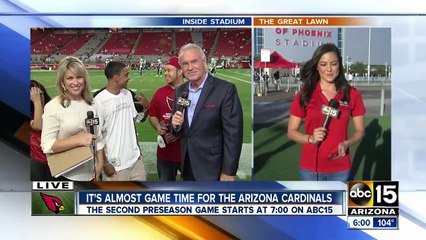 Fans traveling to tailgate and attend Cardinals game