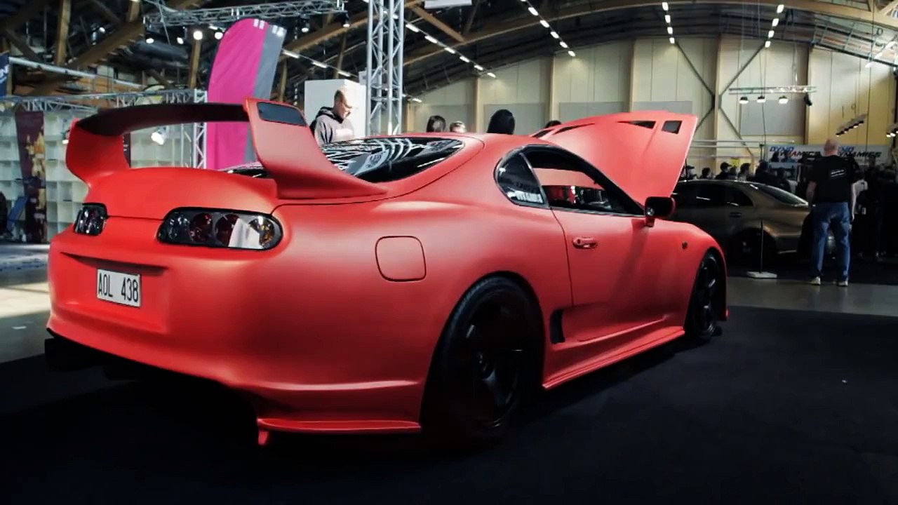 Superior Media - Toyota Supra Matte Red - by Cim Nilsson @ Elmia 2011