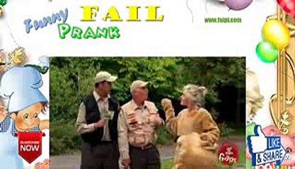 Funny Accidentally Shooting a Woman in the Butt! f0EVJC gWJI