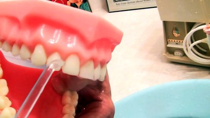 Waterpik Ultra Water Flosser -- Dental Professional Shows How To Use
