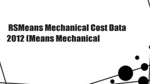 RSMeans Mechanical Cost Data 2012 (Means Mechanical