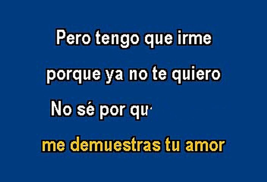 Rocio Durcal - Fue un placer conocerte (Karaoke)