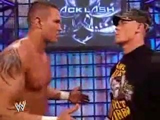 Randy Orton and John Cena - Backstage at Backlash 2007