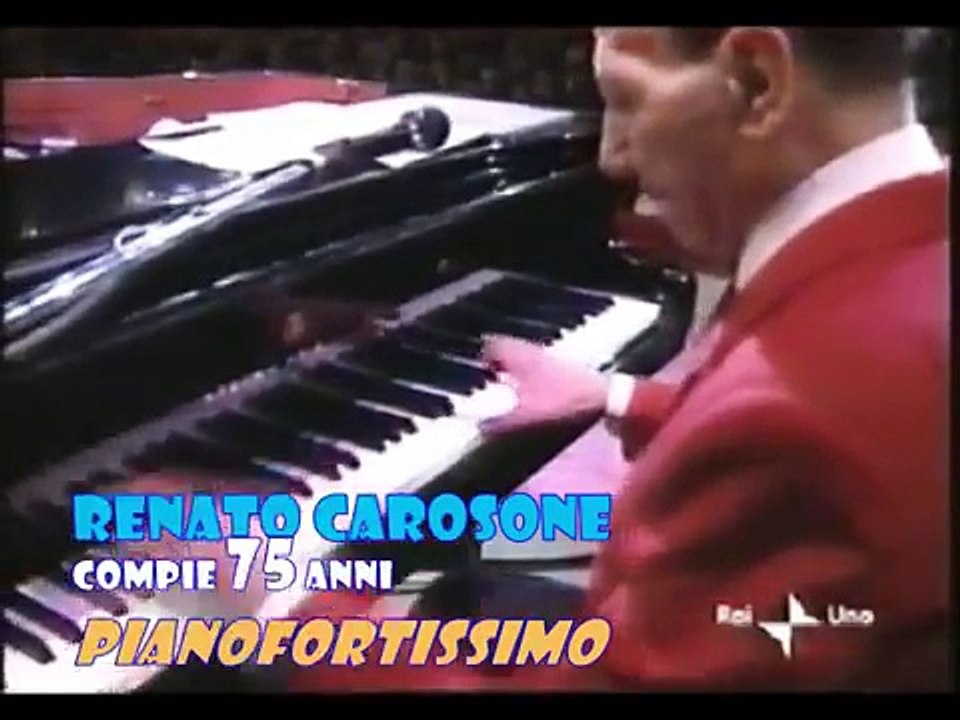 "Pianofortissimo" - Dallo show di Renato Carosone al Teatro Mercadante per i suoi 75 anni