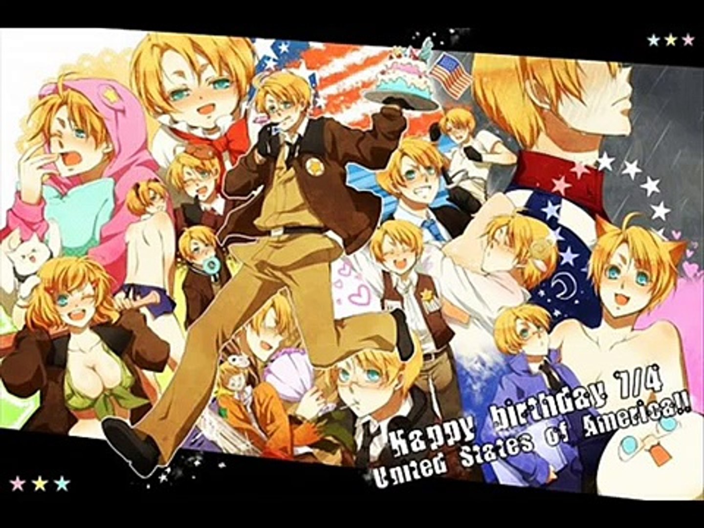 ⁣America- Hamburger Street [Full Character Song with Lyrics]