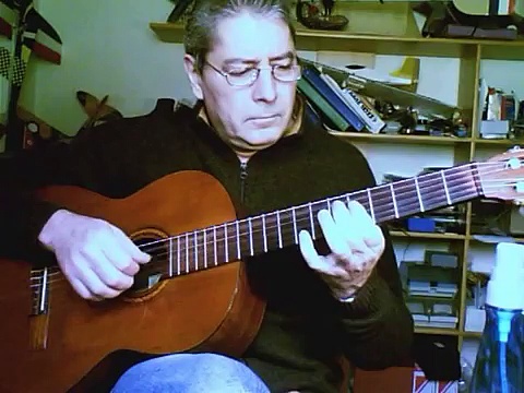 Blue Bossa  – acoustic guitar