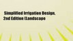 Simplified Irrigation Design, 2nd Edition (Landscape