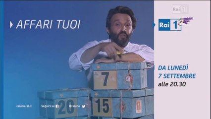 Il secondo promo della stagione 2015-2016 di Affari Tuoi con Flavio Insinna
