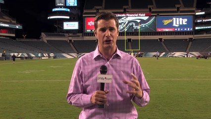 Bradford Debuts in Eagles Win