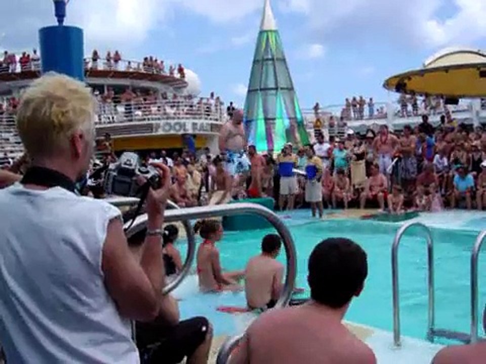 Royal Caribbean Belly Flop Contest