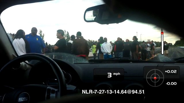 Drag Race - HHR vs 10sec 1969 Nova SS with 10 inch slicks (w) - NLR