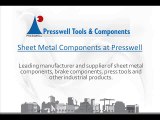 Sheet metal components Manufacturers and Suppliers - Presswell