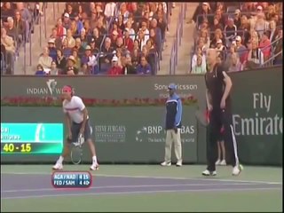 Funny Tennis with Five Legend Federer, Nadal, Djokovic, Agassi, Sampras