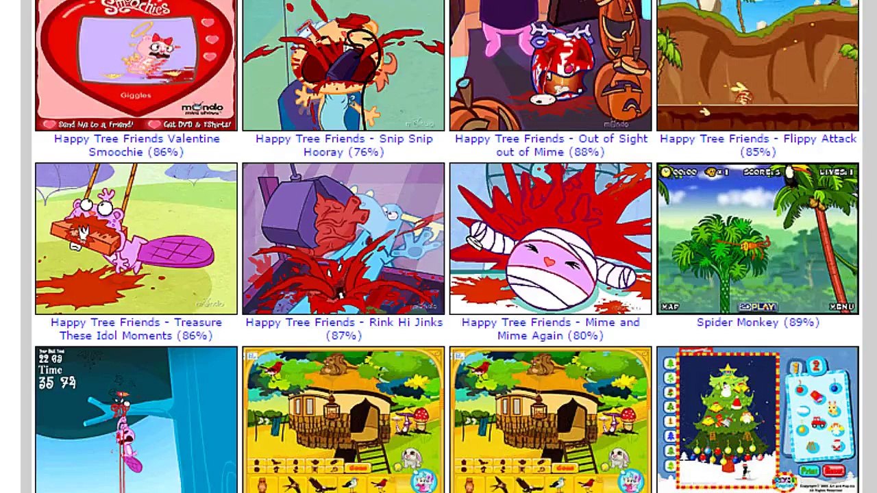 Happy tree friends- sangre y mas sangre!!!